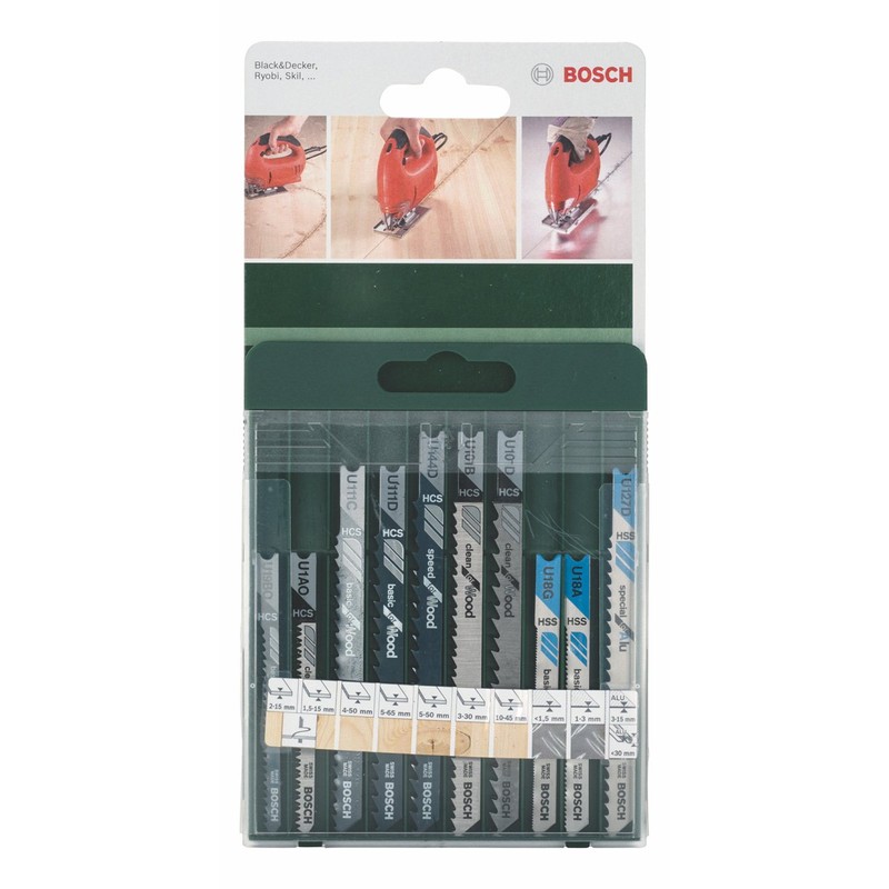Bosch 2609256775 Jigsaw Blade Set U 19 Bo U 1