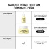 Parnell Bakuchiol Retinol Wild Yam Firming Eye 60 Patchs, wrinkles