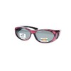 Polarized Sunglasses Fit Over 60 MM Small Oval - Red