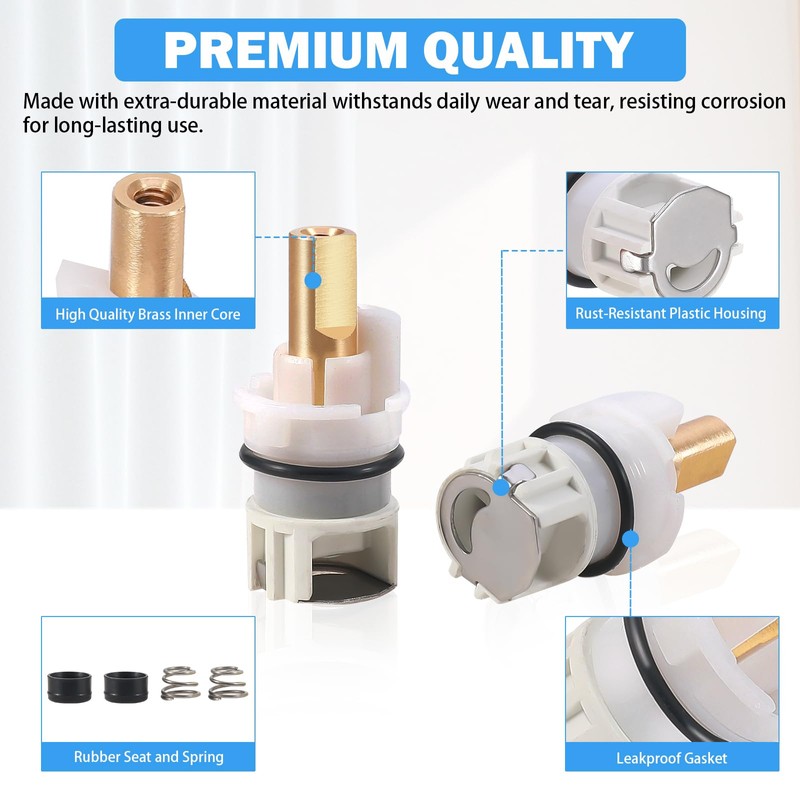 RP25513 Faucet Stem Assembly Compatible with Delta Two Handle Faucet