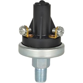 XYZIL Adjustable Oil Pressure Switch Sensor 765754 76575-4 4D-4785 1/8-27NPT 4 PSI-7 PSI Normally Open Compatible with Hobbs Honeywell M4006-4 Compatible with Caterpillar CAT 2Y-4439 (Steel Housing)