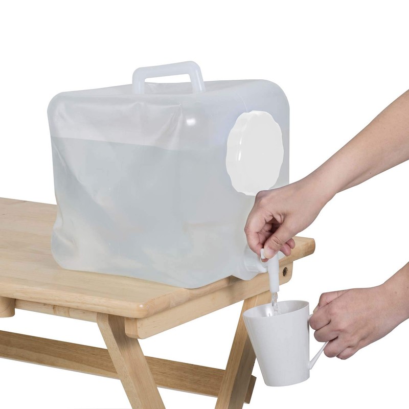 ベストコ(Bestco) ウォータータンク クリア 16L フォールディング ワイドマウス 給水 たためる ND-9087