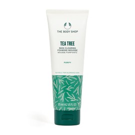 The Body Shop Limpiador espumante para limpiar la piel del árbol de té, 5 onzas líquidas (vegano)