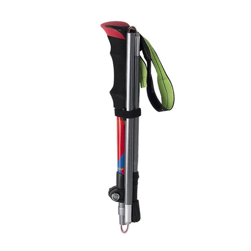 Hiking Stick Aluminum Alloy Portable Lightweight Telescopic Walking Stick for