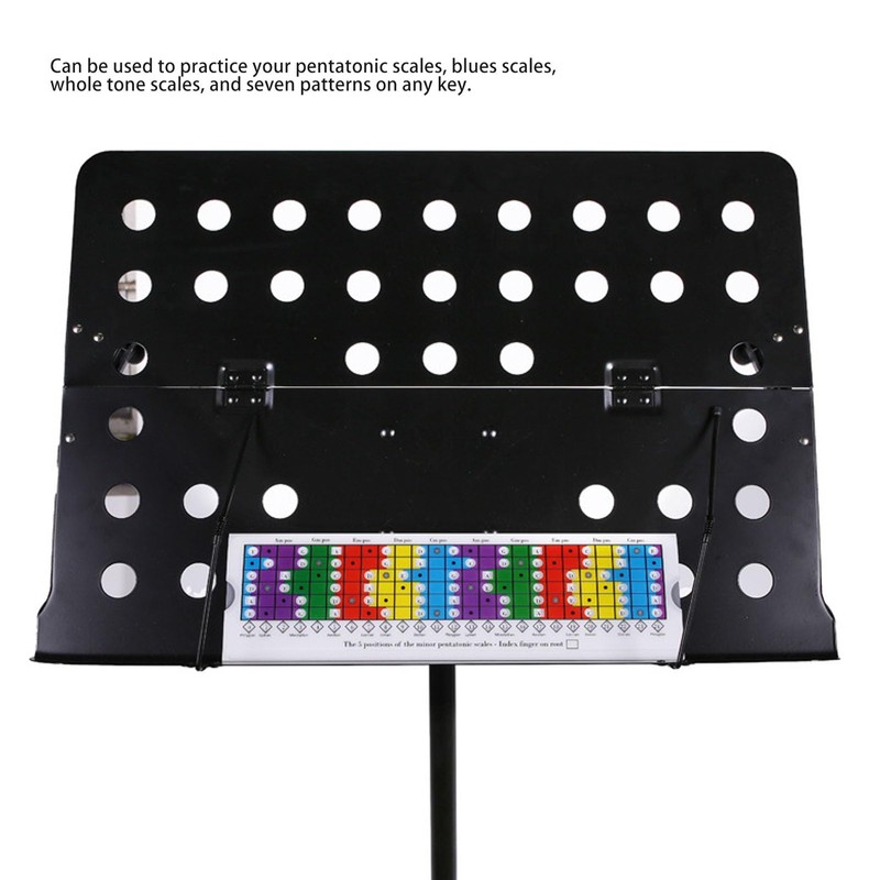 Guitar Scales Sliding Ruler,Guitar Pentatonic Sliding Ruler Plastic Multi Color