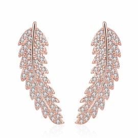 Stocking Stuffers Holiday Outfits for Women 2024 Leaf Earrings for Women Green Hoop Earrings Rhinestone Earrings Hypoallergenic Leaf Dangle Earrings Jewelry Gifts