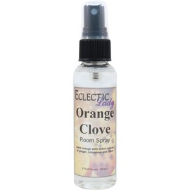 Eclectic Lady Orange Clove Room Spray, 2 Ounces, No Artificial Colors, Parabens, or Preservatives - Fragrant Aromatic Room Mist For Home, Office