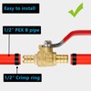 (20 Pack) Lidertik 1/2 Pex Ball Valve Shut Off Valve