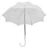 Lace Wedding Umbrella Romantic Embroidery Flower Bridal Umbrella Ergonomic Handle