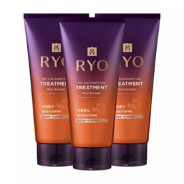 UnKnown Ryo Jayangyunmo 9EX Hair Loss Symptoms Professional Care Hair Root Strengthening Treatment 330ml 3pcs / 려 자양윤모 9EX 탈모증상전문케어 모근강화 트리트먼트 330ml 3개