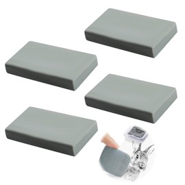Kneaded Eraser, Grey Putty Rubbers Erasers for Artists Kneadable Create Highlight Erase or Lighten Sketching Erasing for Art, Craft, Drawing Sketching 4Pcs
