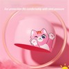 Pink Swimming Cap for Girls Age 3-12, Adorable Cat