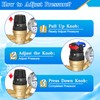 RV Water Pressure Regulator with Adjustable Handle, Water Pressure Regulator
