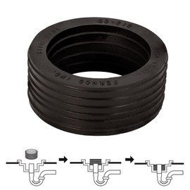 Fernco PSD-210 2" PVC Shower Drain Connector for Mustee & Owens Corning