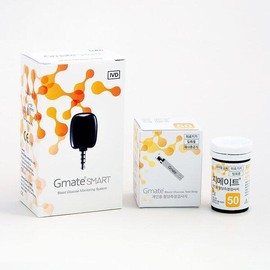 Philosys [필로시스] 스마트 혈당계+시험지50매+채혈침110+솜100매/혈당측정기 [Philosys] Smart Glucose Meter + 50 Test Strips + 110 Lancets + 100 Cotton Pads / Glucose Meter