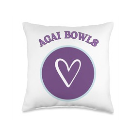 Acai Bowl Throw Pillow