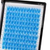 →VAYATOR Light Blue Wide Stem Eyelashes 120 Clusters D Curl