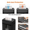 Bonsaii 12 Sheet Paper Shredder for Home Office, Heavy Duty