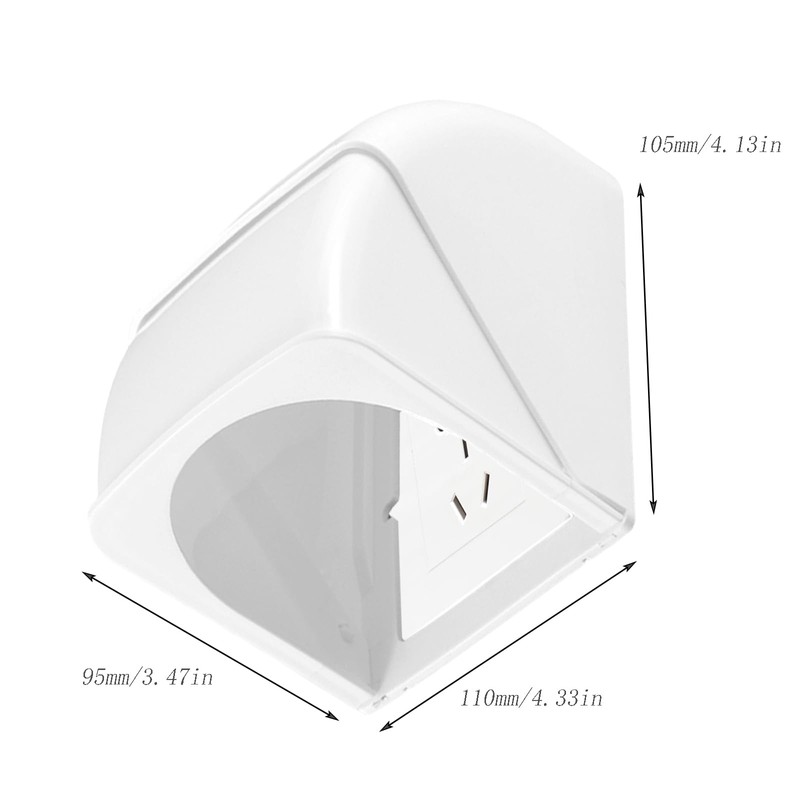CTForest Socket Box, Rain Cover for Sockets Made of Plastic,