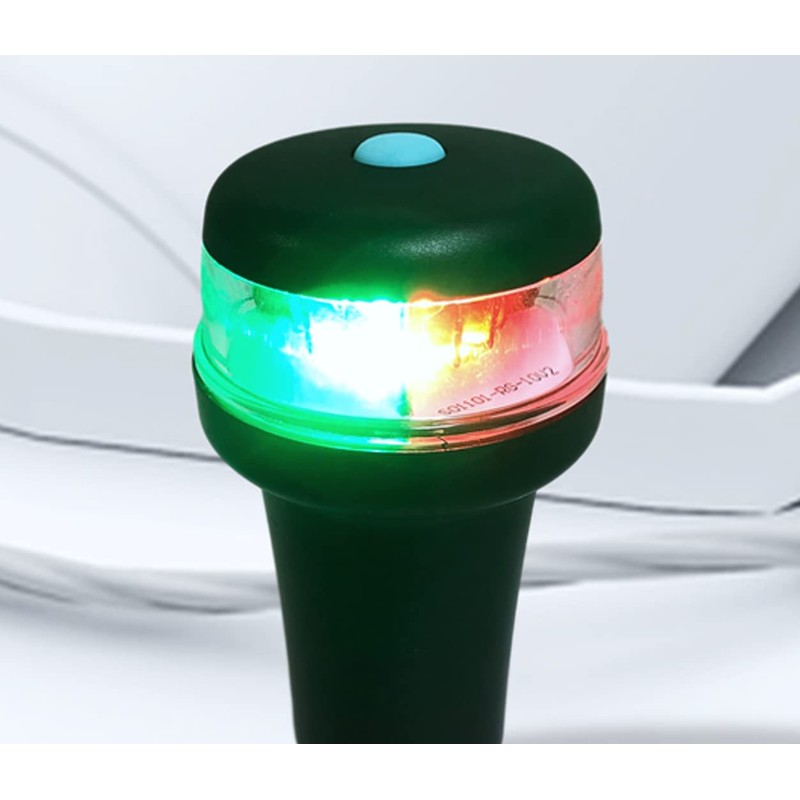 Pactrade Marine Navigation Lights for Boats LED - Red/Green Battery
