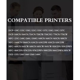 for Brother 4PK LC51 Ink Cartridge LC-51 Black for MFC-465CN MFC-665CW MFC-685Cw  Printer