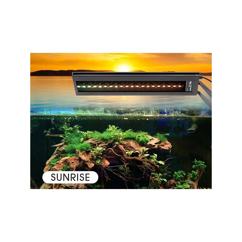 hygger Clip On 24/7 Mode Aquarium Light Adjustable Timer Brightness