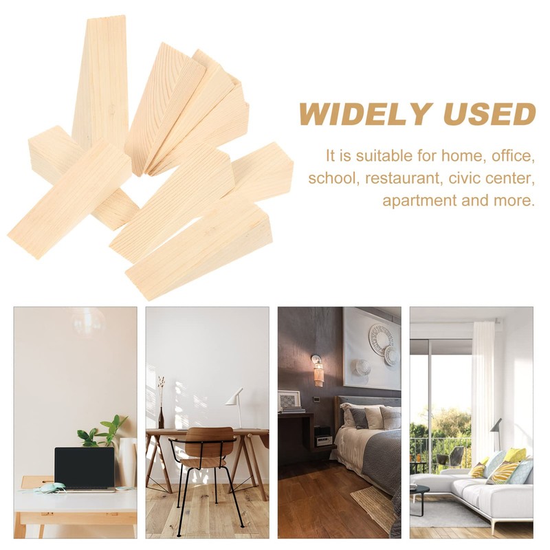 VICASKY 10pcs Door Stopper Nail Punch Door Block Wind Bedroom