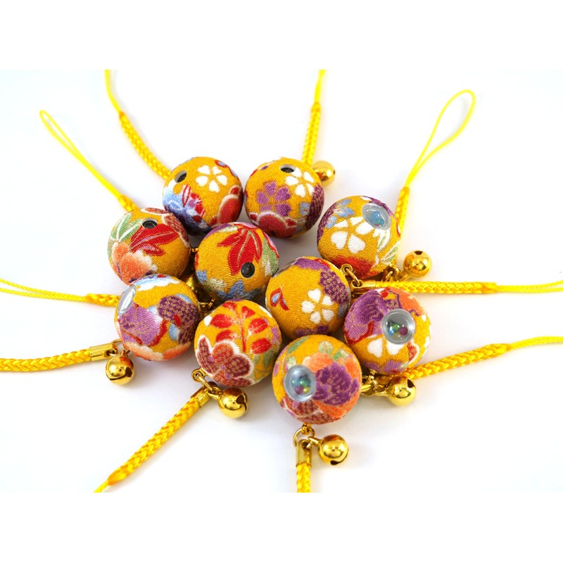 Zoon Flower Crepe Kaleidoscope, Japanese Pattern, Crepe, Rooted Bell Key