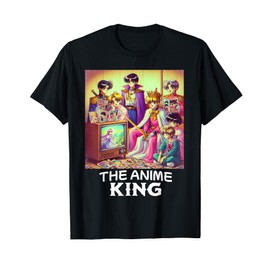 The Anime King Vintage Cartoon Manga Boys Anime T-Shirt