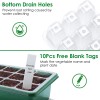 iMountek 10x Seed Starter Kit w/ Humidity Dome, Seedling Starter