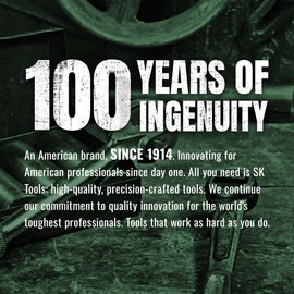 SK 9" Heavy Duty Scissors, All Purpose Shears, Premium CR-V Steel Construction, One Piece Drop Forged Blades, Ergonomic Handle for Comfortable Grip