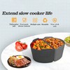 Silicone Slow Cooker Liner 6 Quart Reusable Slow Cooker Divider