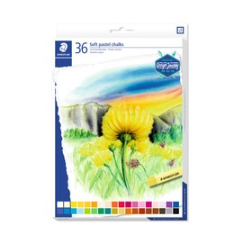 Staedtler Karat 2430 Soft Pastel Chalk Box - Assorted Colours (Pack of 36)