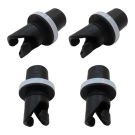 ATIODYUUK 4 Pack Air Pump Nozzle Valve Hose Adapter Replacement For Inflatable Boat SUP Kayak