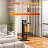 HOMCOM Space Heater for Indoor Use with Realistic Flame Effect,