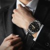 Relojes De Pulsera Hombre Relojes Cuarzo Acero Calendario