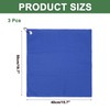 PATIKIL 20"x16" Microfiber Golf Towel, 3 Pack Tri-Fold Golf Towels