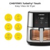 CHEFMAN TurboFry Touch 8-Qt- Air Fryer Stainless Steel