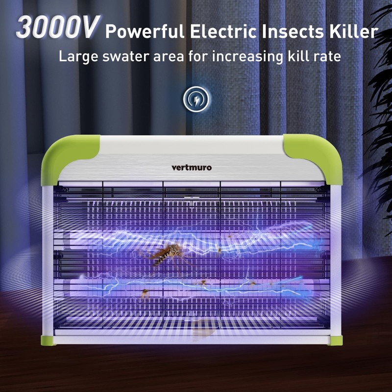 vertmuro 20W Electric Bug Zapper, Indoor Fly Insect Killer with