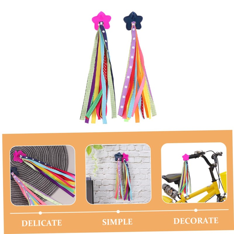 Sosoport Mini Bike Accessories Streamers Scooter Handlebar Tassels for Boys