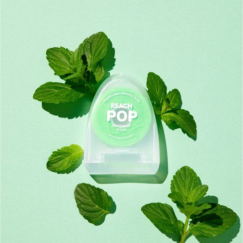 Reach Pop Floss Peppermint 50m with Wax