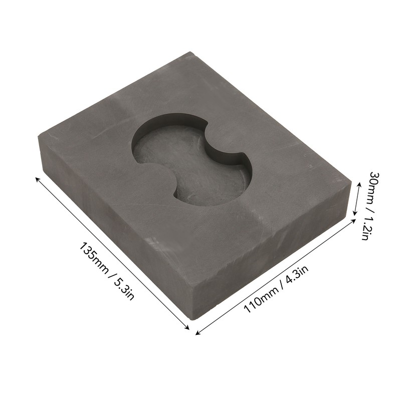 Graphite Mould Good Thermal Conductivity Coin Shape High Density Save