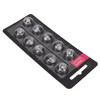 10pcs Hearing Amplifier Open Domes 10MM Silicone Transparent Soft Prevent