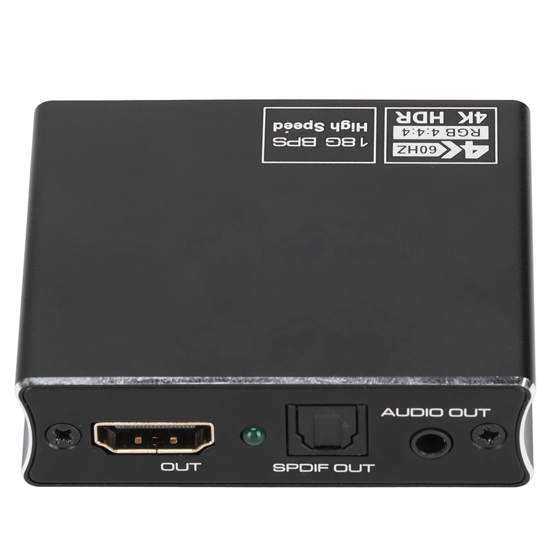 60hz Optical Fiber Audio Splitter Stereo Audio Stable Performance Audio