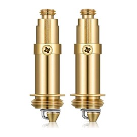 TPZORJX 2 Pieces Pop Up Screw for Sink Drain, Spring Bolt for Pop Up Drain Fitting, Brass Spring Bolts, Pop Up Screw Drain Replacement Part Screws, Brass Pop-Up Drain Valve (M16)
