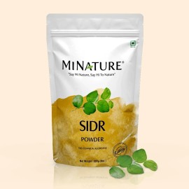 minature Sidr Powder by mi nature | 227g (8oz) (0.5 lb) | Sidr leaves Powder for hair