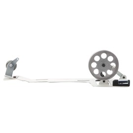 Devanadora de bobina de rueda fácil de instalar, máquina de coser industrial, máquinas de una sola aguja de acero inoxidable y plata para bobinar