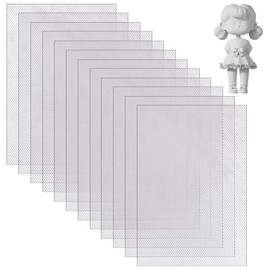 OLYCRAFT 12Pcs Aluminum Wire Mesh 30.1x21.3 cm Sculpting Mesh Sheet for Sculpting Clay Craft Metal Window Screen Net Small Hole Aluminum Net Sheet for Arts Craft Metal DIY Projects Home Decor