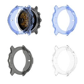 TPU Case intended for Suunto 7 Watch Screen Protective Case Soft Shell Anti Scratch Skin Cover Special intended for Suunto 7 Smart Watch Screen Protective Case Cover Slim Guard Thin Bumper Shell Scratches