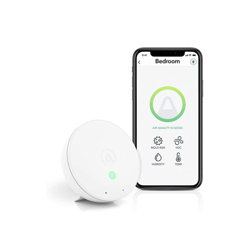 Airthings Wave Mini Smart Indoor Quality Monitor Model 2928